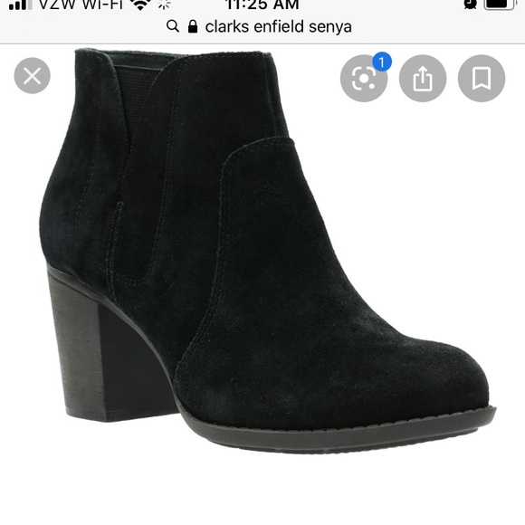 Clarks Shoes - Clark’s Suede Booties